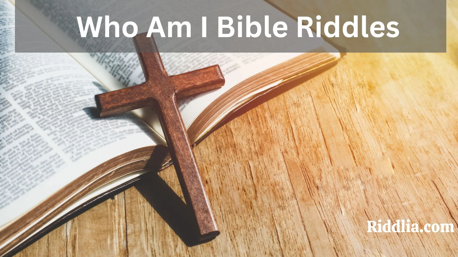 Who Am I Bible Riddles