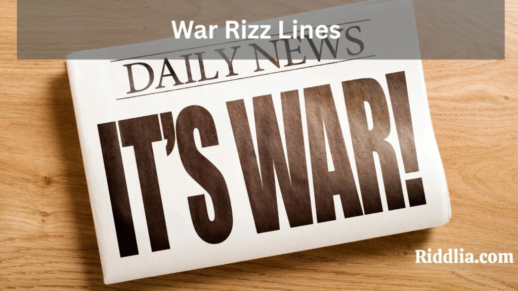 Gym War Rizz Lines