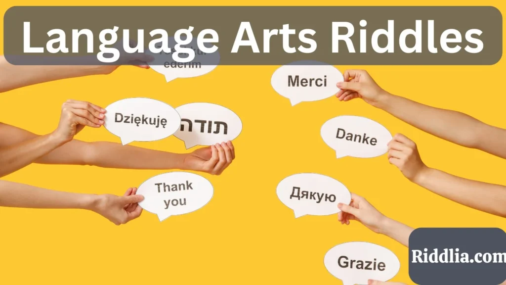 Language Arts Riddles
